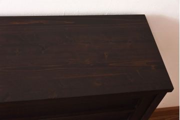 ラフジュ工房オリジナル　古い建具を利用したリメイク戸棚(収納棚、サイドボード)(3)