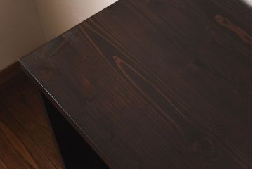 ラフジュ工房オリジナル　古い建具を利用したリメイク戸棚(収納棚、サイドボード)(3)