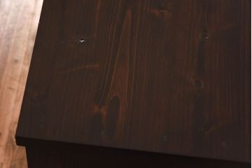 ラフジュ工房オリジナル　古い建具を利用したリメイク戸棚(収納棚、サイドボード)(3)