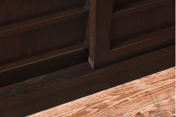 ラフジュ工房オリジナル　古い建具を利用したリメイク戸棚(収納棚、サイドボード)(3)