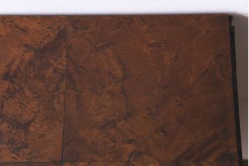 アンティーク家具　イギリスアンティーク　ウォールナット材　バーズアイが美しいアールデコ調のサイドキャビネット(収納棚、リビングボード、サイドテーブル)