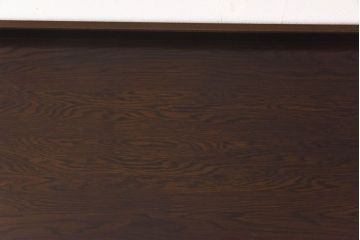 中古　神戸洋家具 永田良介商店　開き戸付きデスク(両袖机、在宅ワーク、在宅用ワークデスク)