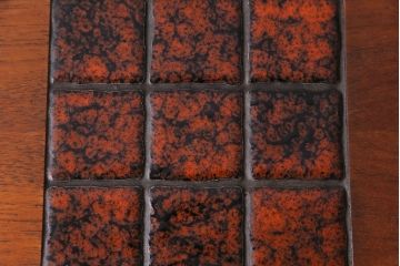 ヴィンテージ家具　北欧ビンテージ　チーク材　温もり感じる木味のキャスター付きトロリー(キッチンワゴン、サイドテーブル)