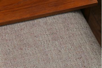 アンティーク家具　北欧家具　チーク材製　珍しいデザインのテレフォンベンチ(サイドテーブル、花台)