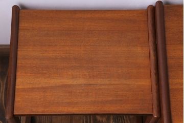 北欧家具　G-PLAN　チーク材　コンパクトな仕様が魅力のネストテーブル(サイドテーブル)