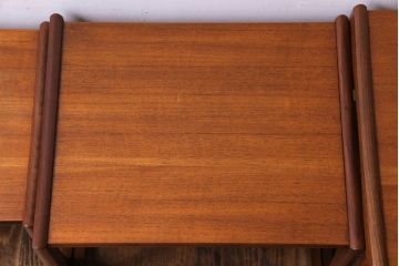 北欧家具　G-PLAN　チーク材　コンパクトな仕様が魅力のネストテーブル(サイドテーブル)