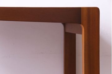 北欧家具　ビンテージ　チーク材　スタイリッシュな雰囲気のキャスター付きトロリー(キッチンワゴン、サイドテーブル)