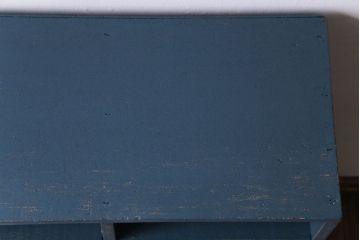 ペイント家具　幼稚園で使われていたレトロな魅力あふれるロッカー・2列(オープンラック、収納棚)(1)
