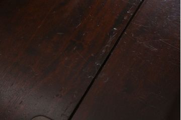 中古　北海道民芸家具　シックな片袖ライティングビューロー(定価約28万8千円)(1)