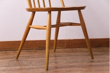 ヴィンテージ家具　イギリスビンテージ　ERCOL(アーコール)　ナチュラルテイストにおすすめなクェーカーチェア(ダイニングチェア)(1)