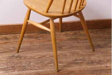 ヴィンテージ家具　イギリスビンテージ　ERCOL(アーコール)　ナチュラルテイストにおすすめなクェーカーチェア(ダイニングチェア)(1)