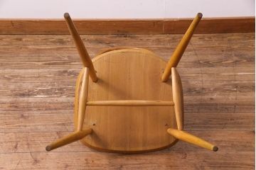 ヴィンテージ家具　イギリスビンテージ　ERCOL(アーコール)　ナチュラルテイストにおすすめなクェーカーチェア(ダイニングチェア)(1)