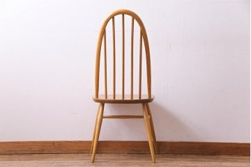 ヴィンテージ家具　イギリスビンテージ　ERCOL(アーコール)　ナチュラルテイストにおすすめなクェーカーチェア(ダイニングチェア)(2)