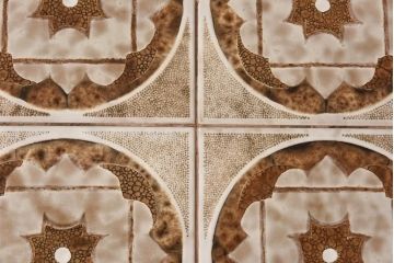 ヴィンテージ家具　北欧ビンテージ　G-PLAN(ジープラン)　チーク材　タイル天板がおしゃれなサイドテーブル(センターテーブル、コーヒーテーブル)(2)