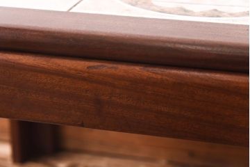 ヴィンテージ家具　北欧ビンテージ　G-PLAN(ジープラン)　チーク材　タイル天板がおしゃれなサイドテーブル(センターテーブル、コーヒーテーブル)(2)