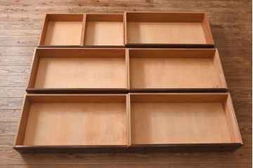 中古　松本民芸家具　D型整理タンス(箪笥、チェスト)(定価約28万円)(3)