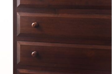 中古　松本民芸家具　D型整理タンス(箪笥、チェスト)(定価約28万円)(3)