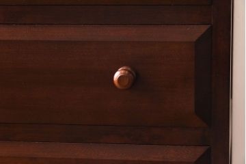 中古　松本民芸家具　D型整理タンス(箪笥、チェスト)(定価約28万円)(3)