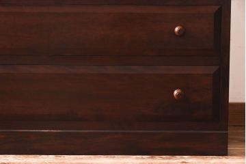 中古　松本民芸家具　D型整理タンス(箪笥、チェスト)(定価約28万円)(3)