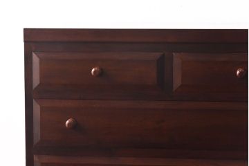 中古　松本民芸家具　D型整理タンス(箪笥、チェスト)(定価約28万円)(3)