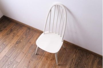 ヴィンテージ家具　イギリスビンテージ　ERCOL(アーコール)　リペイントクェーカーチェア(ダイニングチェア)