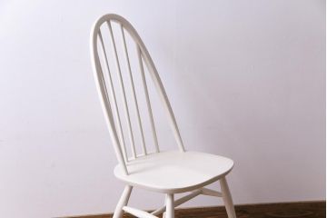 ヴィンテージ家具　イギリスビンテージ　ERCOL(アーコール)　リペイントクェーカーチェア(ダイニングチェア)