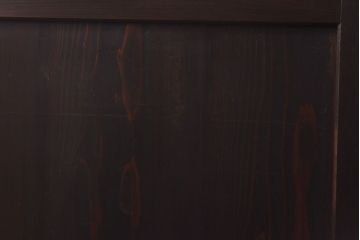 大正ロマン　色ガラスがアクセントのガラス帯戸(板戸、引き戸、建具)2枚セット