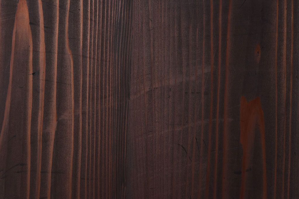 大正ロマン　色ガラスがアクセントのガラス帯戸(板戸、引き戸、建具)2枚セット