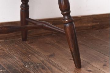 中古　飛騨産業　キツツキ　ブナ材　アンティークのようなウィンザーチェア(コムバックチェア、ダイニングチェア、ウインザーチェア)(2)