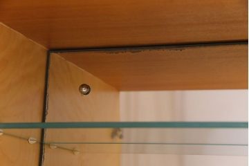 ビンテージ家具　北欧ヴィンテージ　チーク材　リキュールキャビネット付きのサイドボード(ダイニングボード、リビングボード、収納棚)