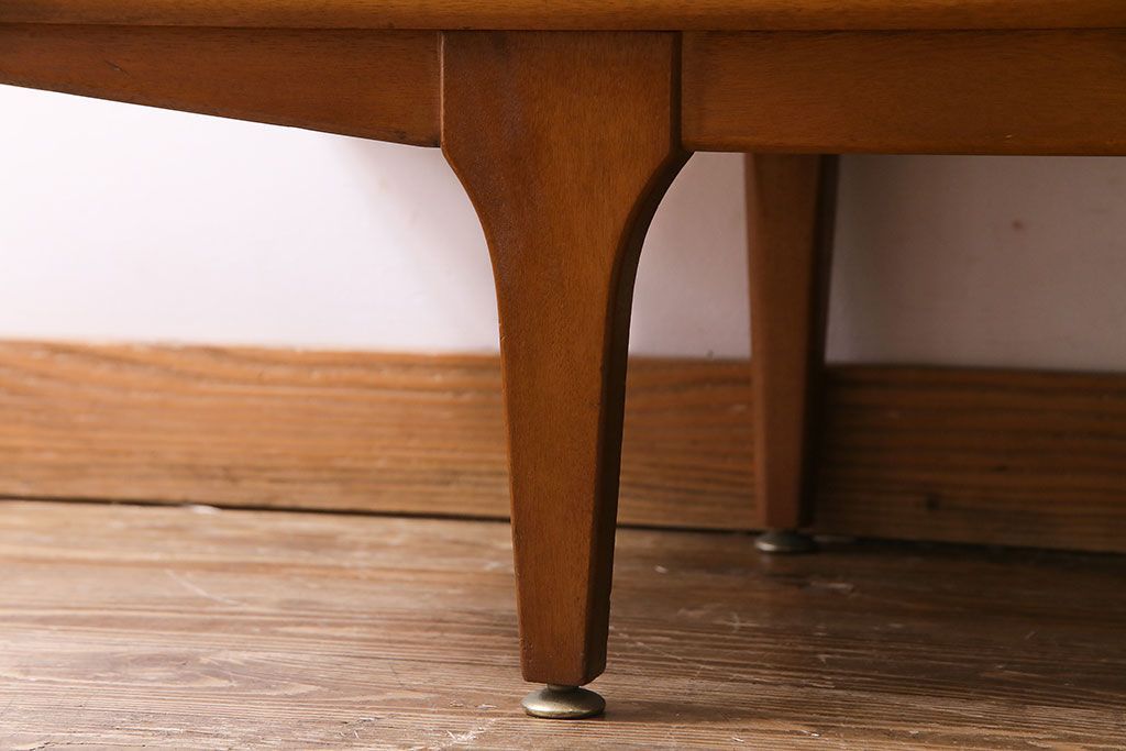 ビンテージ家具　北欧ヴィンテージ　チーク材　リキュールキャビネット付きのサイドボード(ダイニングボード、リビングボード、収納棚)