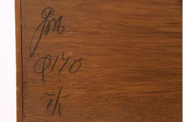 ビンテージ家具　北欧ヴィンテージ　チーク材　リキュールキャビネット付きのサイドボード(ダイニングボード、リビングボード、収納棚)