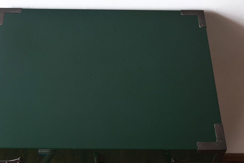 中古　二本松箪笥　田中家具　個性的でモダンな両開き戸付きチェスト(箪笥、引き出し)