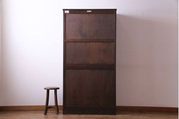 中古美品　松本民芸家具　上品な和の雰囲気漂う食器戸棚(食器棚、収納棚、キャビネット)