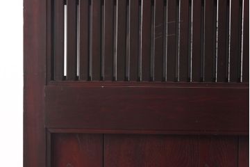 和製アンティーク　明治期　大振り金具が存在感を放つ富山蔵戸リメイクドア(木製扉、建具、玄関戸)