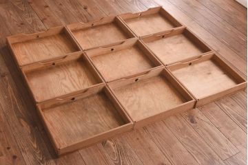 アンティーク家具　イギリスアンティーク　希少品　珍しい蛇腹シャッターが付いたレコードチェスト(収納棚、書類ケース、キャビネット、ミュージックキャビネット)