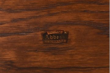アンティーク家具　イギリスアンティーク　希少品　珍しい蛇腹シャッターが付いたレコードチェスト(収納棚、書類ケース、キャビネット、ミュージックキャビネット)