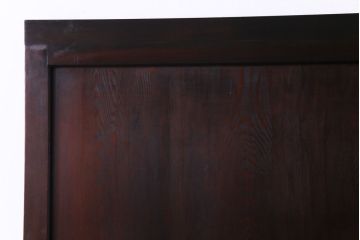 和製アンティーク　上品な和の雰囲気漂う組子入り帯戸(格子戸、引き戸)2枚セット(1)