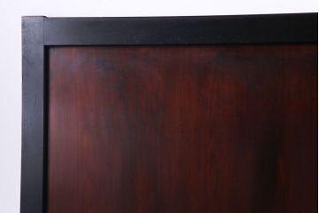 和製アンティーク　漆塗り　燻された風合いが味わい深い帯戸(板戸)4枚セット