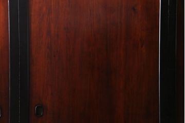 和製アンティーク　漆塗り　燻された風合いが味わい深い帯戸(板戸)4枚セット