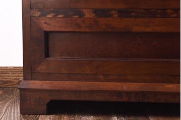 中古　九州民芸家具　シックでモダンな佇まいのチェスト(衣装箪笥、引き出し)