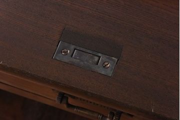 アンティーク家具　和製アンティーク　総ケヤキ!　特注最高級ロールトップデスク(片袖机)
