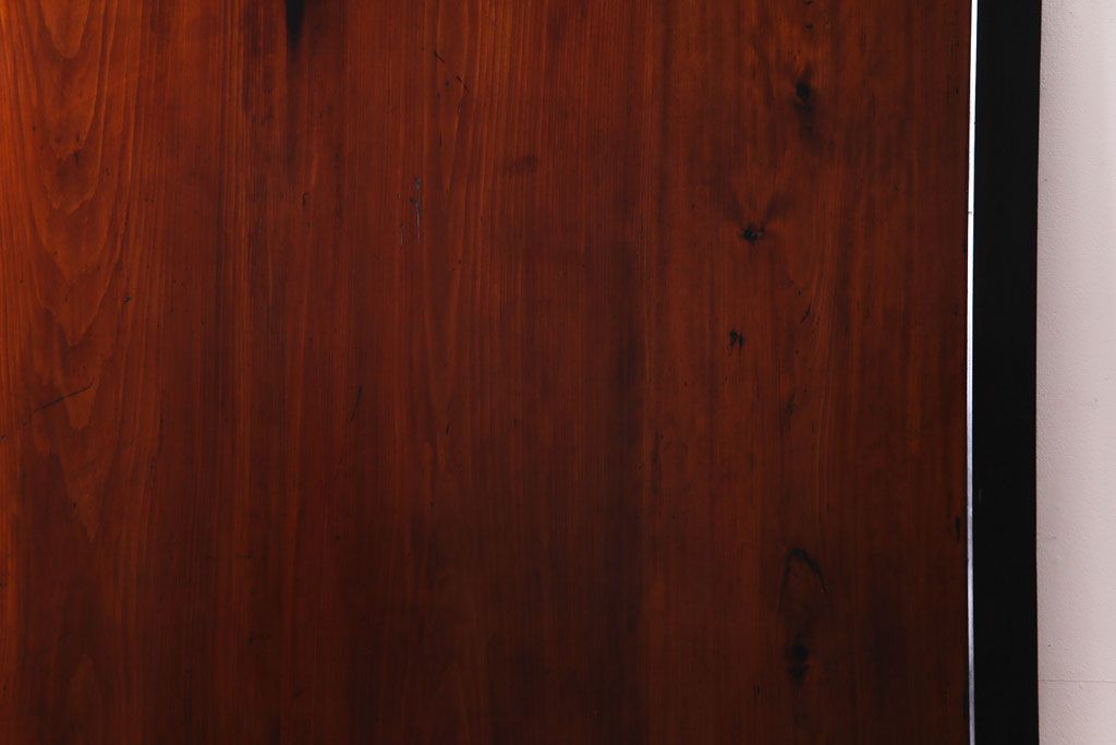 和製アンティーク　漆塗り　燻された風合いが味わい深い帯戸(板戸)