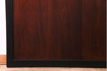 和製アンティーク　漆塗り　燻された風合いが味わい深い帯戸(板戸)