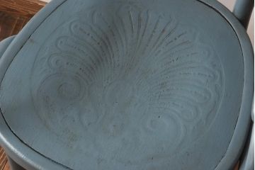 アンティーク家具　イギリスアンティーク　シャビーシックなベントウッドチェア(ダイニングチェア、椅子)