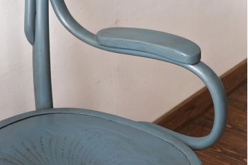 アンティーク家具　イギリスアンティーク　シャビーシックなベントウッドチェア(ダイニングチェア、椅子)