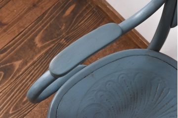 アンティーク家具　イギリスアンティーク　シャビーシックなベントウッドチェア(ダイニングチェア、椅子)