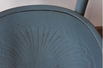アンティーク家具　イギリスアンティーク　シャビーシックなベントウッドチェア(ダイニングチェア、椅子)