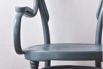 アンティーク家具　イギリスアンティーク　シャビーシックなベントウッドチェア(ダイニングチェア、椅子)