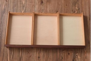 ビンテージ家具　北欧ヴィンテージ　チーク材　細身のデザインが空間になじむワークデスク(机、在宅ワーク、在宅用片袖机)